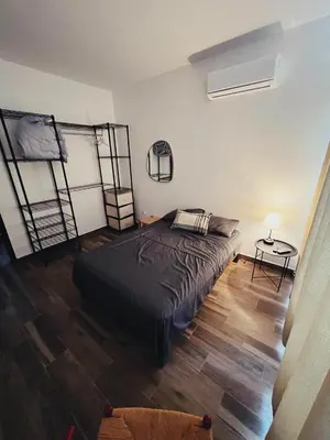 Cama o camas de una habitación en Excelente Casa en Zona de Cerritos en Frente a Alberca - Azul Pacífico I
