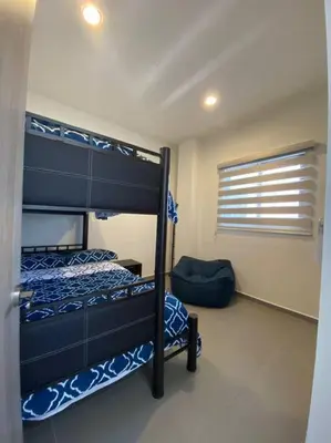 Cama o camas de una habitación en Condo in El Centro Near Malecon!