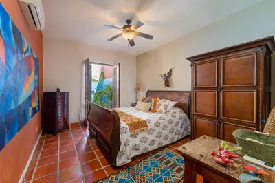 Cama o camas de una habitación en Casa Azul