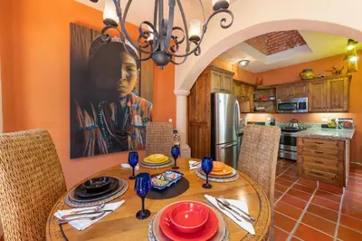 Una cocina o zona de cocina en Casa Azul