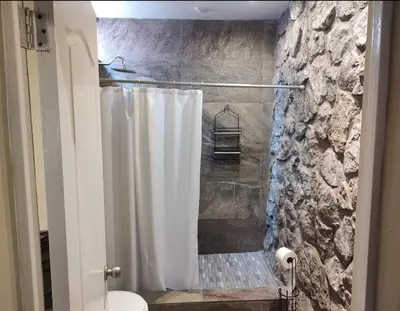 Un baño de casa consulado