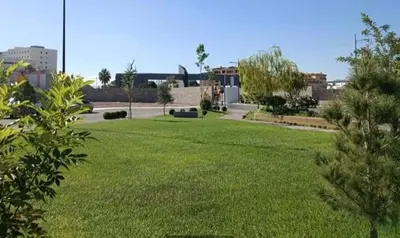 Jardín al aire libre en casa consulado