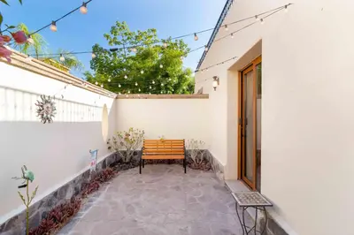 Un patio o zona al aire libre en Casa Bahama