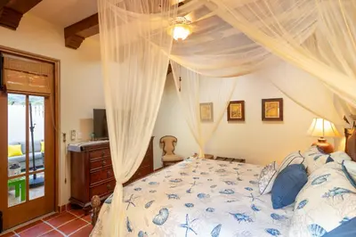 Cama o camas de una habitación en Casa Bahama