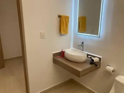 Un baño de Sexy Casa 12 Alberca Templada Playa