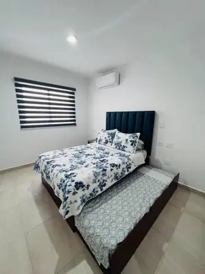Cama o camas de una habitación en Sexy Casa 12 Alberca Templada Playa