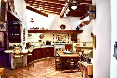 Una cocina o zona de cocina en Hotel boutique Arteaga