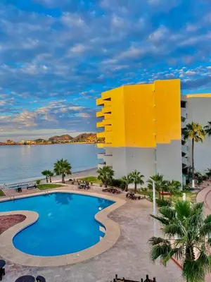 Piscina en o cerca de Suite Posada frente al mar, Si San Carlos 312