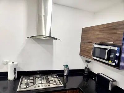 Una cocina o zona de cocina en Departamento Pitagoras No 3