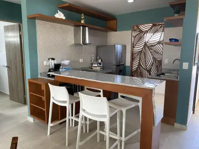 Plano de Nuevo y Muy Bonito Departamento Con Vista a la Alberca - Residencial Almarena I