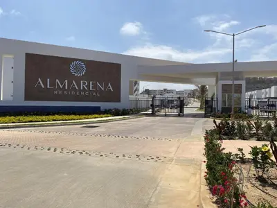 Plano de Nuevo y Muy Bonito Departamento Con Vista a la Alberca - Residencial Almarena I
