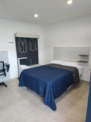 Cama o camas de una habitación en San Marcos Hotel Guaymas