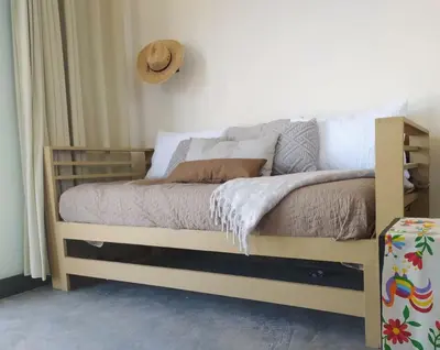 Cama o camas de una habitación en Tres Velas Surf