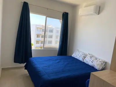 Cama o camas de una habitación en Nuevo Departamento con Excelente Ubicación y Muy Bonita Alberca - Residencial Almarena II