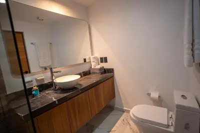 Un baño de Mazatlán departamento por malecon