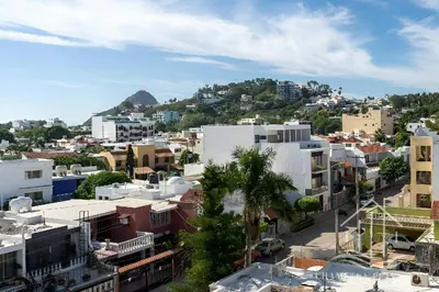 Vista general de Mazatlán o vista desde el apartamento