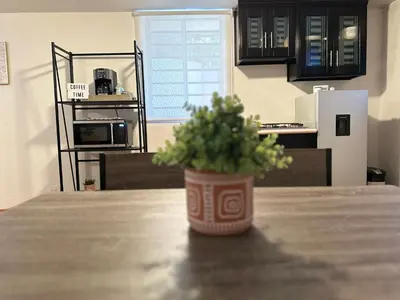 Una cocina o zona de cocina en Acogedor departamento en Nogales