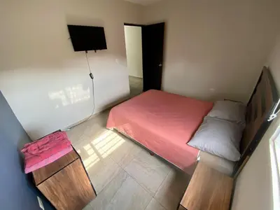 Cama o camas de una habitación en Departamento Piso 2