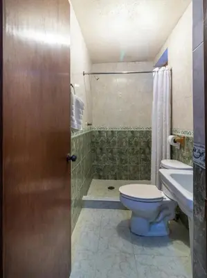 Un baño de Hacienda Del Angel