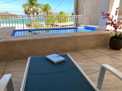 Piscina en o cerca de Vista al mar y alberca privada en Sector Bahía