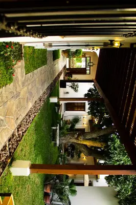Jardín al aire libre en La Casona Del Banco Hotel Boutique