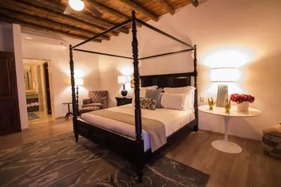 Cama o camas de una habitación en La Casona Del Banco Hotel Boutique
