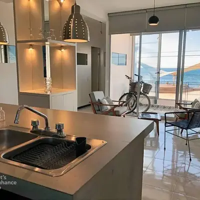 Increíble departamento en malecón frente al mar