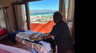 Paisaje cerca de este motel