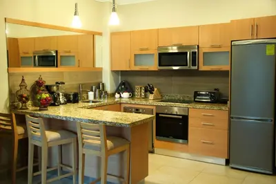 Una cocina o zona de cocina en Diamond Bay