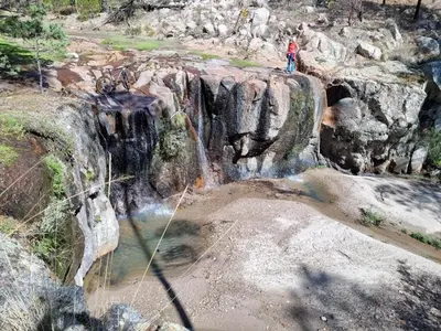 Paisaje cerca de este camping