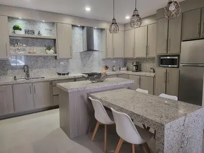 Una cocina o zona de cocina en Casa Coral de Cortes