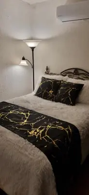 Cama o camas de una habitación en Bonito Loft Capri, 5 m Consulado