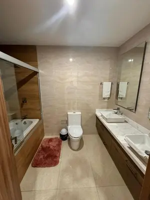 Un baño de Hermoso Departamento a pie de playa en CAM
