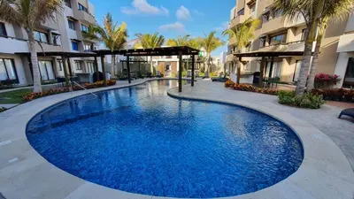 Piscina en o cerca de Bonito Departamento cerca de las Playas del Puerto de Mazatlán.