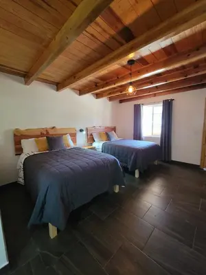 Cama o camas de una habitación en Meson del Bosque