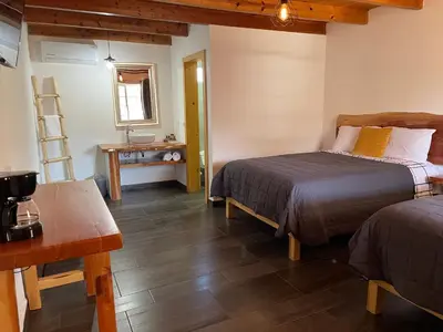 Cama o camas de una habitación en Meson del Bosque