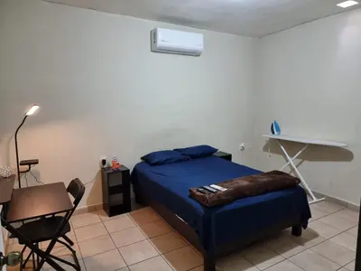 Cama o camas de una habitación en Departamento Victoria