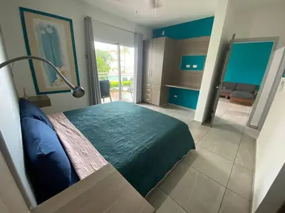 Plano de Tranquilo y moderno departamento en la Marina
