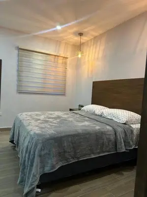 Cama o camas de una habitación en Depa Danzante