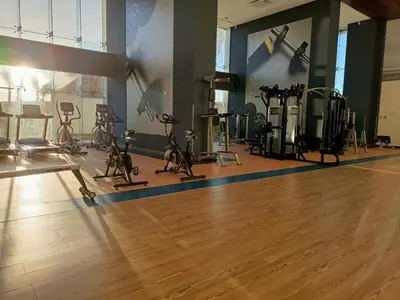 Gimnasio o instalaciones de fitness de Camino al Mar Apartment with Amazing View of the Ocean, Beach and Swimming Pool
