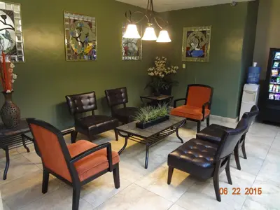 Zona de estar de Hotel Olivia
