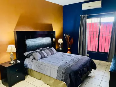 Cama o camas de una habitación en Casa El Pescador