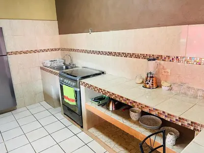 Una cocina o zona de cocina en Casa El Pescador