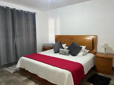 Cama o camas de una habitación en Casa Diaz calle 5 de mayo