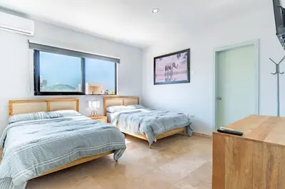 Cama o camas de una habitación en Depa Amplio, Comodo, y Privado en Zona turistica