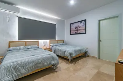 Cama o camas de una habitación en Depa Amplio, Comodo, y Privado en Zona turistica