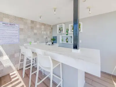 Plano de Penthouse Con Terraza en Zona Dorada