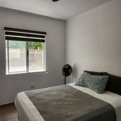 Cama o camas de una habitación en Hospedaje Parras