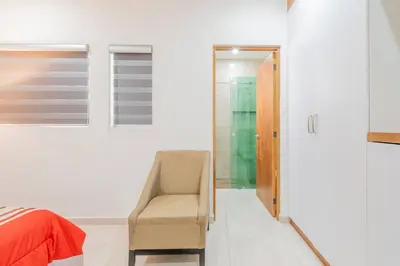 Plano de LOFT Lujoso y Moderno Con Cama King en Centrico Historico
