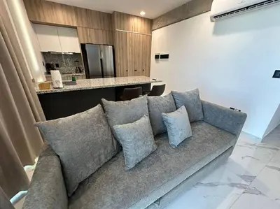 Una cocina o zona de cocina en Loft en WTower 603 Mazatlan